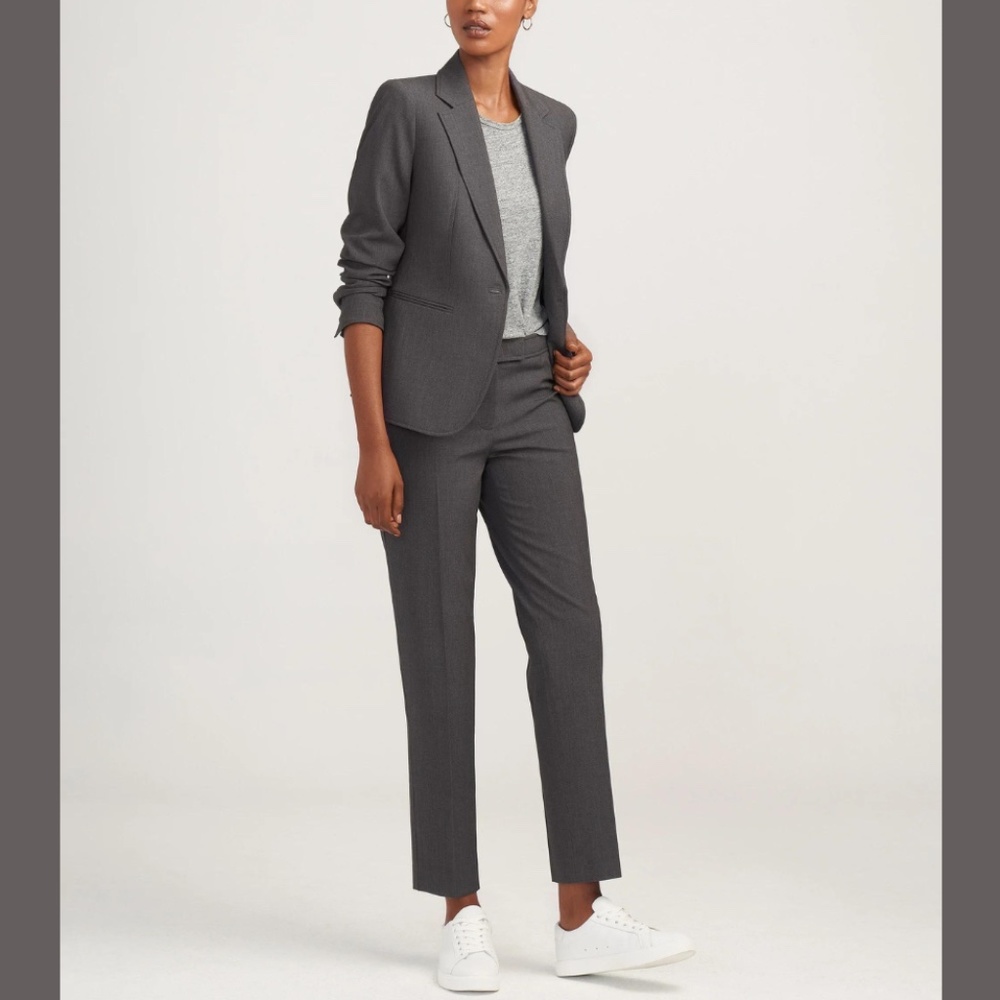 Anne Klein Notch Collar One Button Blazer - Picture 6 of 6